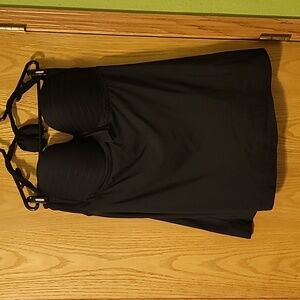 SwimsuitForAll Size 24 one piece halter top